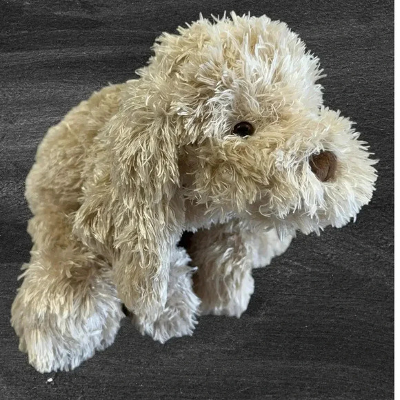 Gund Puppy Dog Plush Fluffy Stuffed Animal Toy Beige 14 " - Picture 2 of 14